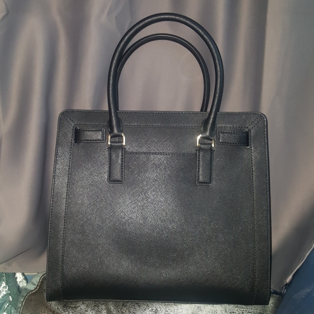 Michael Kors Tote Bag Dillon Satchel Black Large - Picture 4 of 5